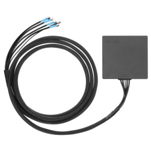 Airgain GL5G-C2W2G 5:1 Antenna with MIMO LTE, MIMO WiFi, and GPS, adhesive mount, SMA/RPSMA male, 10' coax, black